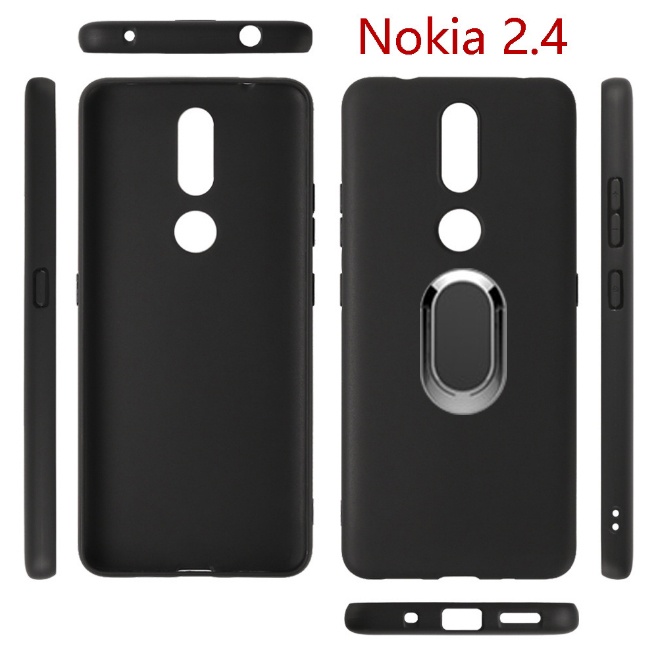Nokia 2.4 2.3 2.2 2.1 3.2 3.4 3.1 4.2 5.4外殼磁性汽車指環架軟TPU後殼