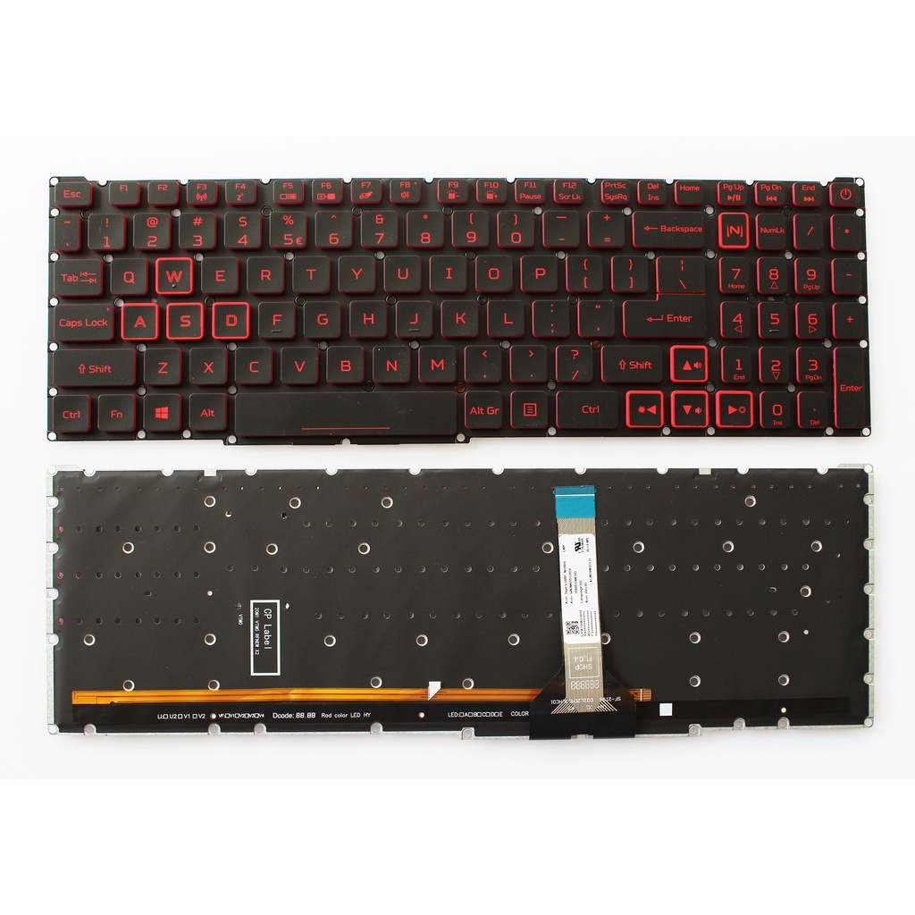 適用宏碁 Acer Nitro 5 AN515-57 AN515-45 PH315-54 全新筆電鍵盤 帶背光