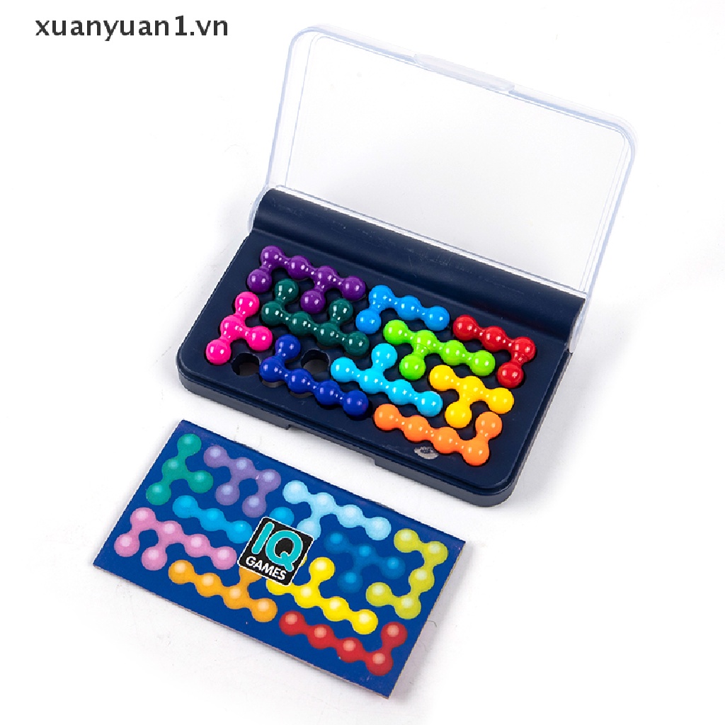 Xuan 120Challenges Smart IQ Games 三維益智邏輯建築遊戲蒙台梭利玩具 VN