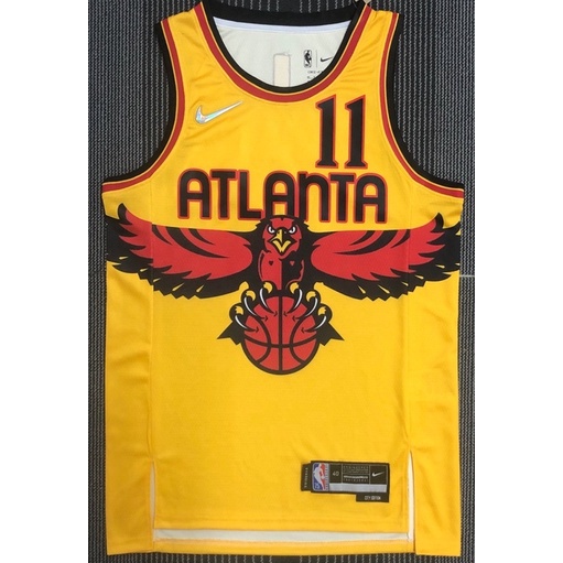 Atlanta Hawks 男式籃球 Regatta Trae 年輕黃色球衣 T 恤