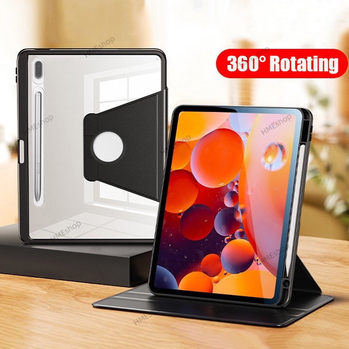 360° 適用於三星 Galaxy Tab S7 FE S7 Plus S8+ S8 S7 A8 10.5 S6 Lit
