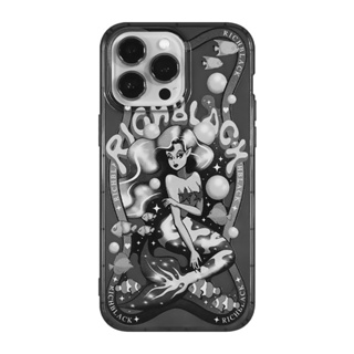 RichBlack原創設計暗黑美人魚手機殼適用於 iphone14ProMax手機殼 i11 透明 i12 pro保護套