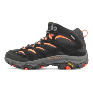 Merrell 登山鞋 Moab 3 Mid GTX 黑 灰 亮橘 防水 高筒 戶外 男鞋 【ACS】 ML037033