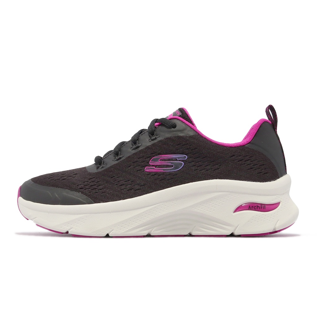 Skechers 健走鞋 Arch Fit D Lux 黑 桃紅 足弓支撐 女鞋 休閒鞋 ACS 149687BKHP