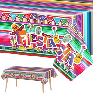 墨西哥生日派對用品桌布適用於 Cinco de Mayo Fiesta 主題派對裝飾