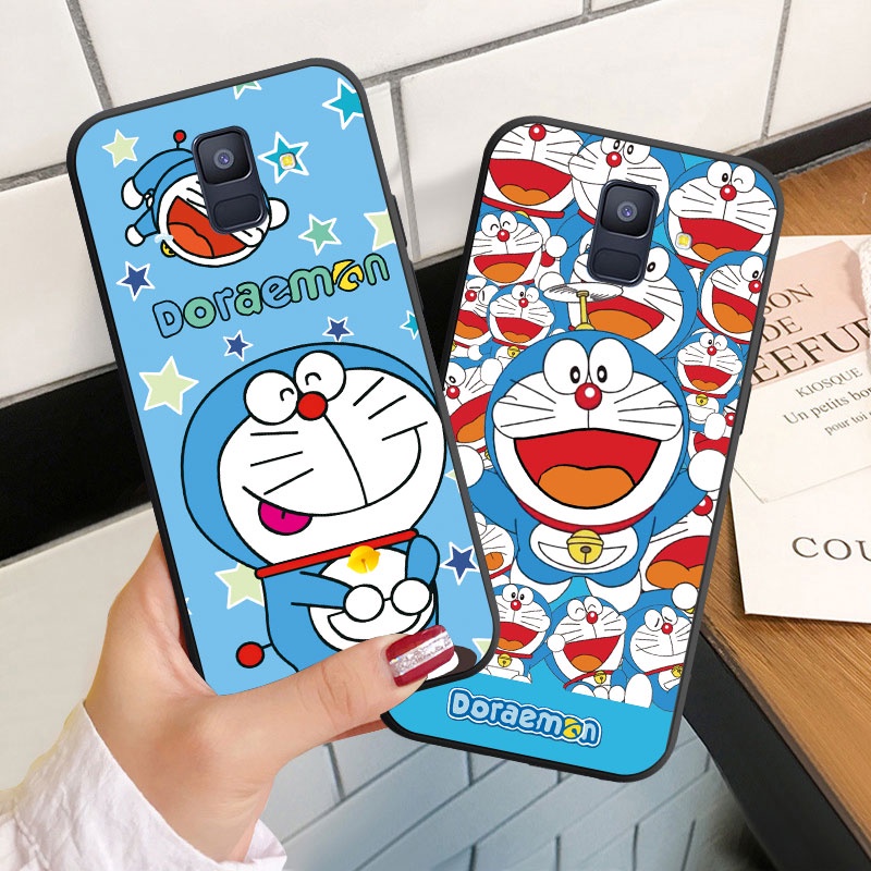 哆啦夢 SAMSUNG 適用於三星 Galaxy A6 A6+ A8 A8+ Plus A7 A9 2018 軟矽膠手機