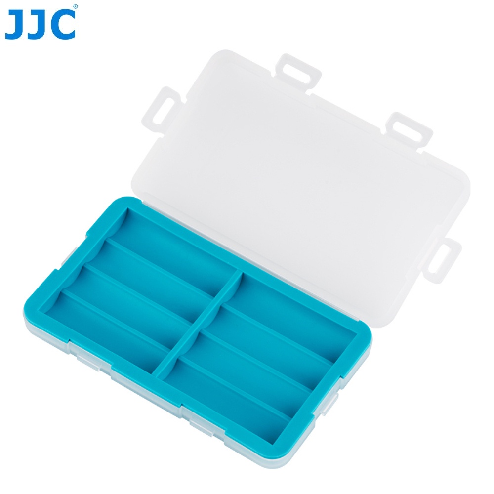 JJC 軟矽膠電池盒 可收納8顆 AA 14500 5號電池防短路防水保護盒