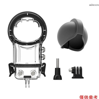 Insta360 X3 運動相機配件的全景運動相機潛水盒防水外殼潛水保護套水下 50M 帶矽膠鏡頭蓋更換