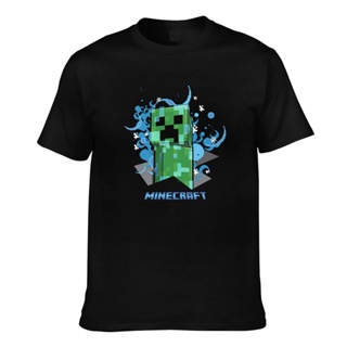 Minecraft Charged Creeper 高品質男士復古 T 恤