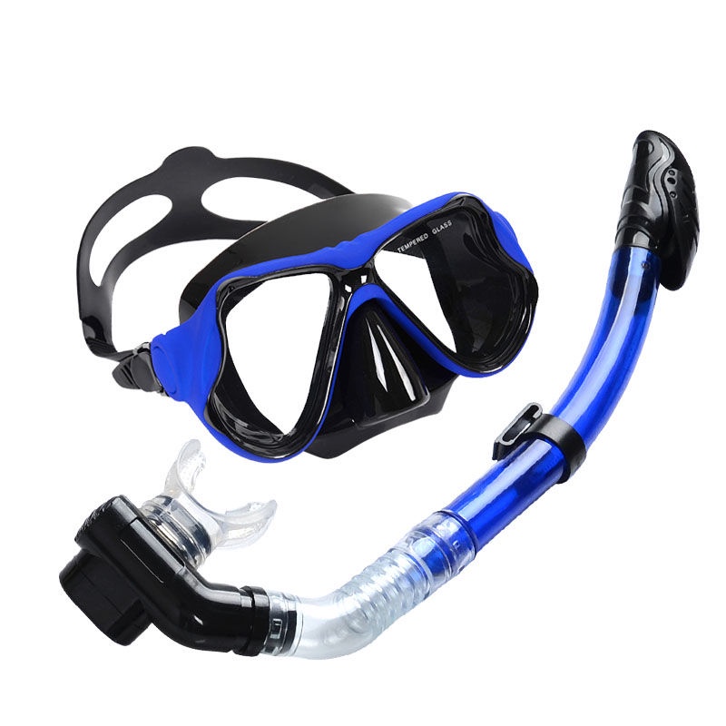 泳鏡 潛水鏡 成人潛水鏡裝備套裝浮潛二寶防水全乾半乾式呼吸管近視面罩游泳鏡