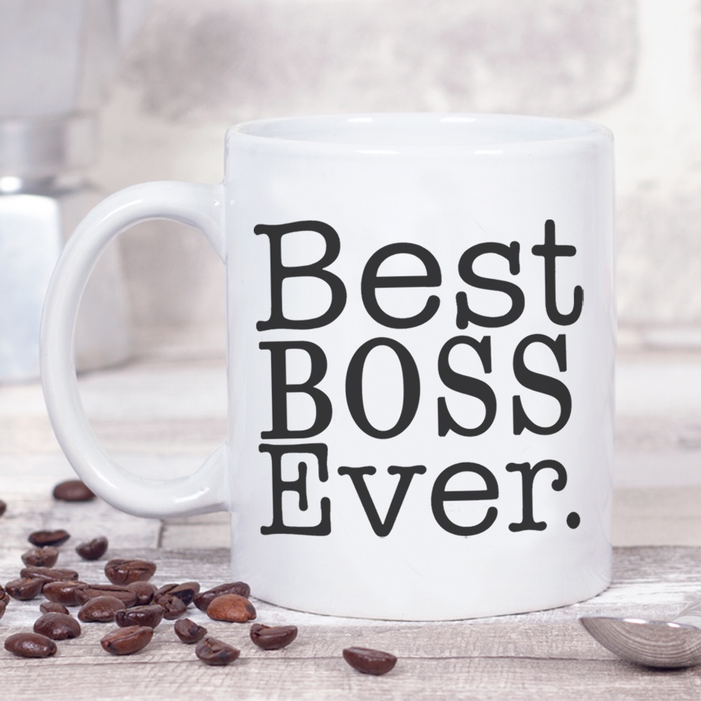 【有貨】BEST Boss EVER MUG 350ml 陶瓷瓷咖啡茶杯朋友禮物杯