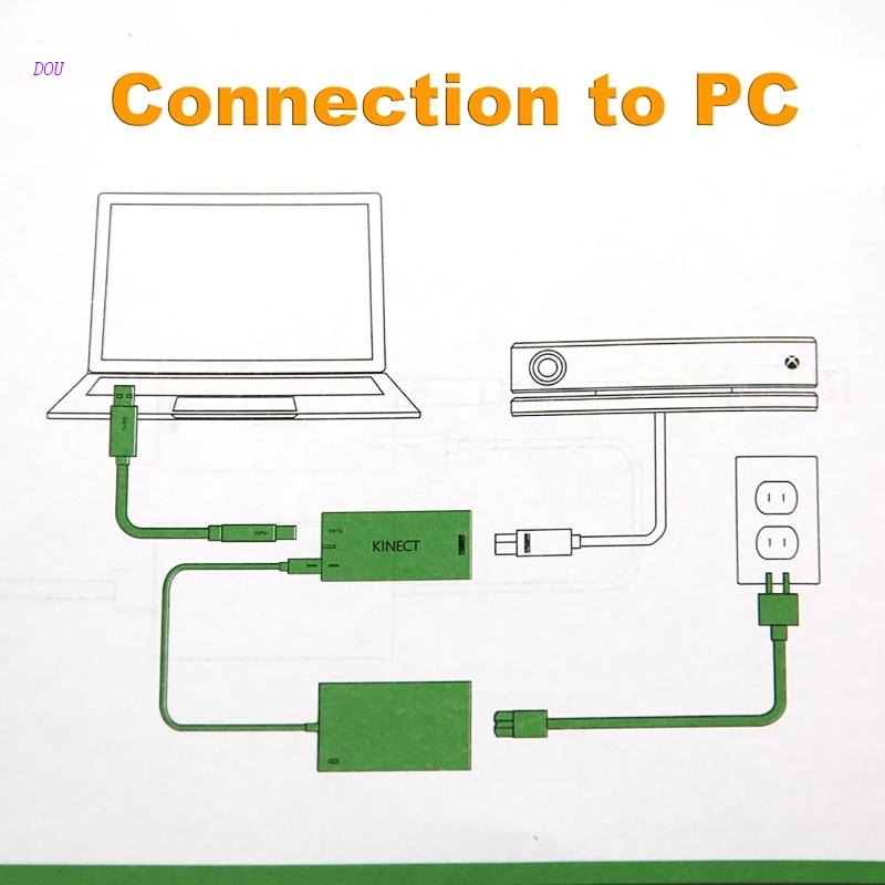 Dou 適用於 Xbox One S USB Kinect 適配器 2.0 適用於 Xbox One X 適用於 Win