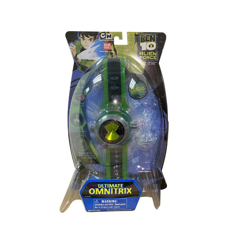 Ben 10 Alien Force Omnitrix 照明器玩具手錶環保無污染 PVC 材料適合兒童