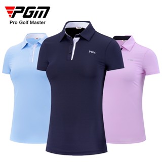 PGM高爾夫服裝女夏季上衣短袖t恤球服速幹運動衣服女裝