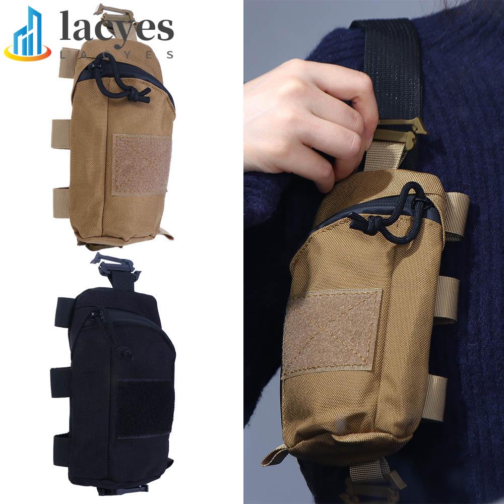 LACYES 肩帶包耐用旅行尺寸用於背包手機袋露營戶外運動小袋錢包