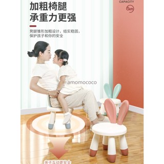【臺灣出貨】兒童凳子家用靠背板凳嬰兒卡通可愛餐椅塑膠座椅幼兒園寶寶小椅子