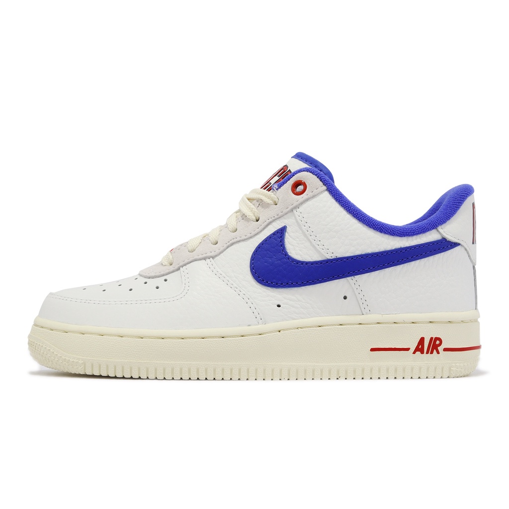 Nike 休閒鞋 Air Force 1 07 LX Command 白 藍 女鞋 【ACS】 DR0148-100