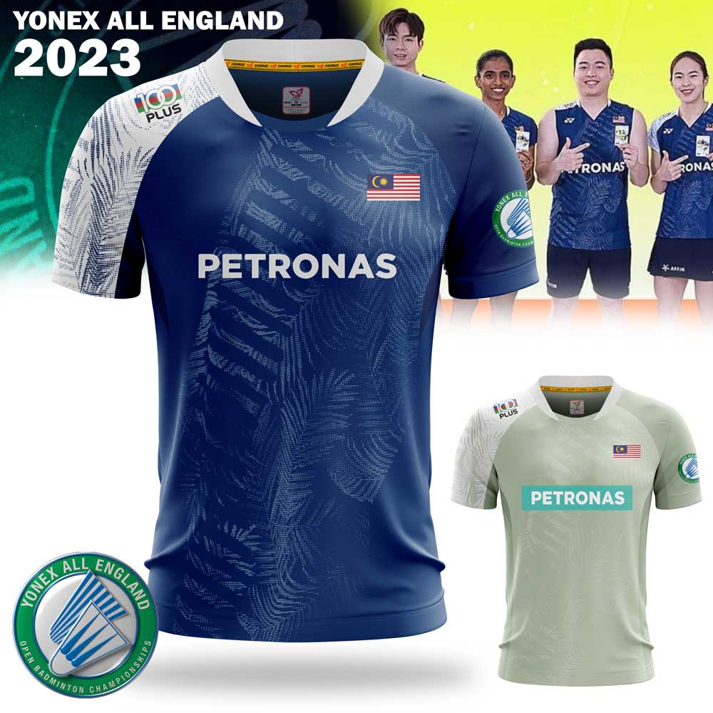 Yonex 全英格蘭 Petronas 2023 羽毛球球衣自定義名稱球衣 Yonex 2023 Victor Petr