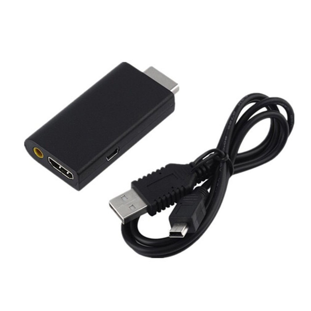 PS2 To HDMI-compatible Audio Video Converter Adapter AV HDMI