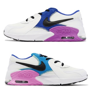 Nike 童鞋 Air Max Excee PS 白 藍 紫 黑勾 氣墊 小朋友 中童鞋【ACS】 CD6892-117