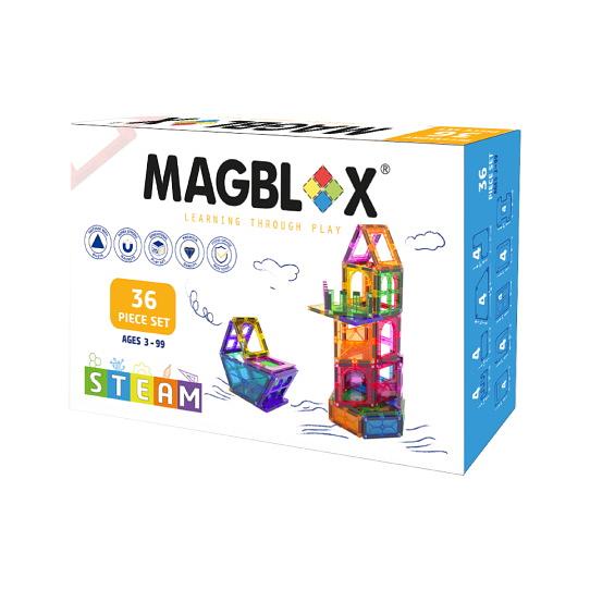 澳洲 Magblox® 美學磁力片/ 36pcs Set/ 造型進階組 eslite誠品