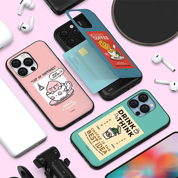 Iphone 15 | Kakao Friends 官方 CAFE 磁性緩衝手機殼 iPhone 14 Pro Max