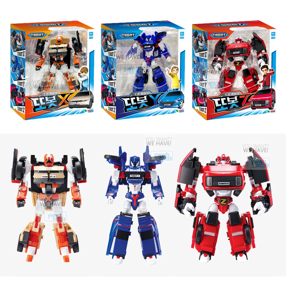 Young Toys TOBOT X IONIQ 5、TOBOT Y Avante、TOBOT Z STARIA Van