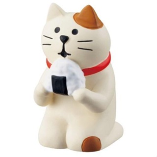 日本 DECOLE Concombre 世界旅貓公仔/ 吃飯糰的貓 eslite誠品