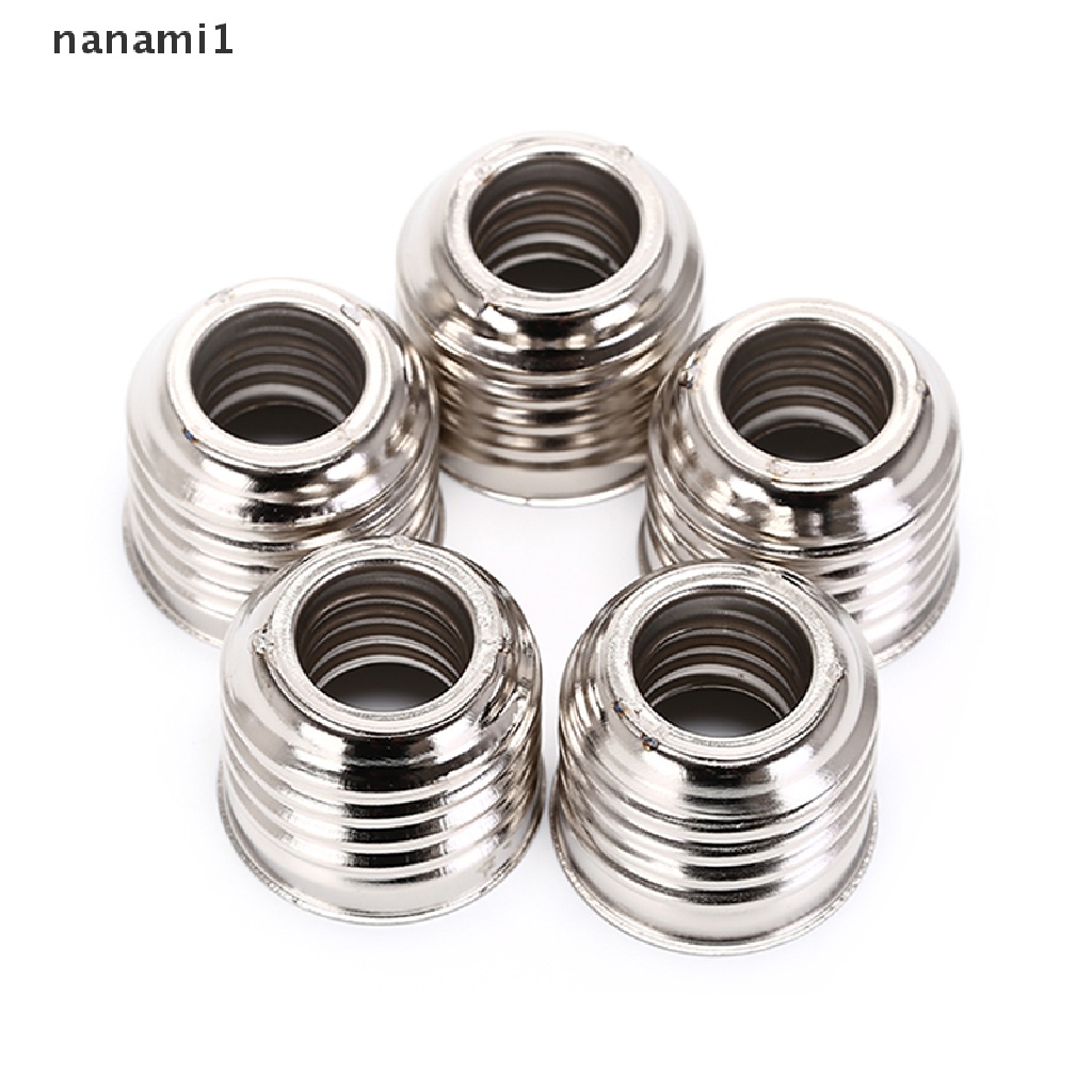 Nanami1 5x E27 到 E14 燈座轉換器插座燈泡燈座適配器插頭精品