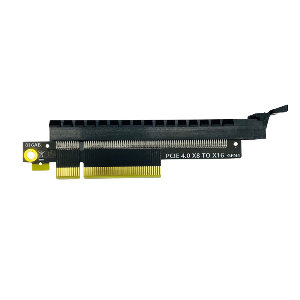 Jmt PCIe 4.0 X4 /X8 轉 X16 Riser 卡轉換器 / X16 90 度直角插槽 PCI-E Ge