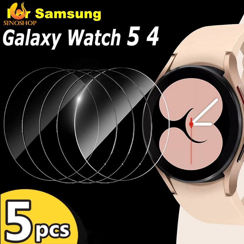 【批發價】5個起批 5/1 件高清鋼化玻璃適用於三星 Galaxy Watch 5 4 42 44 40 46毫米防刮膜