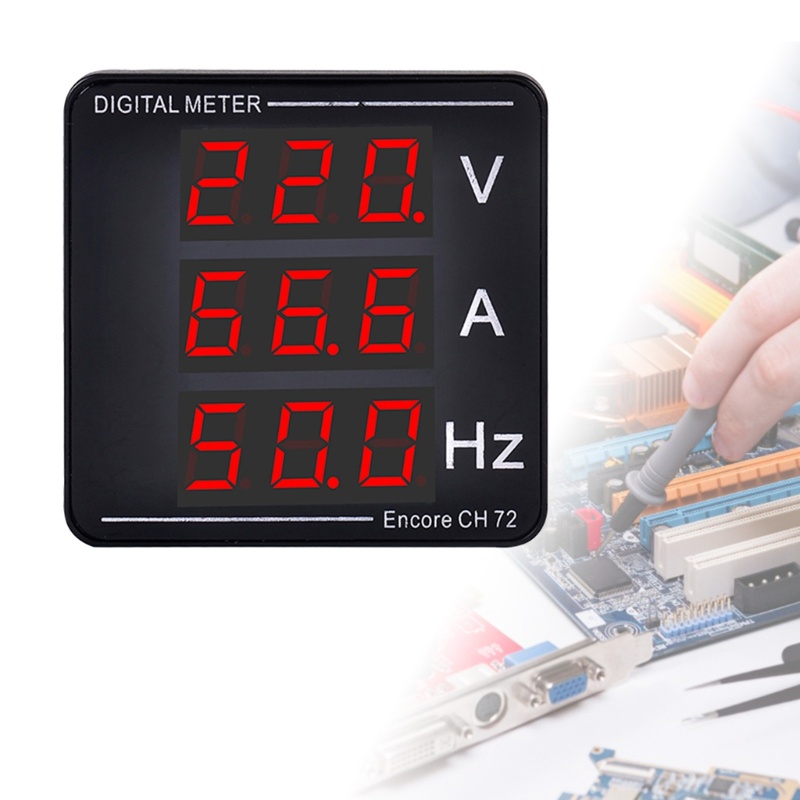 【現貨】 Performances 數字電壓表電流表面板 AC50-500V 1-120A LED 顯示屏