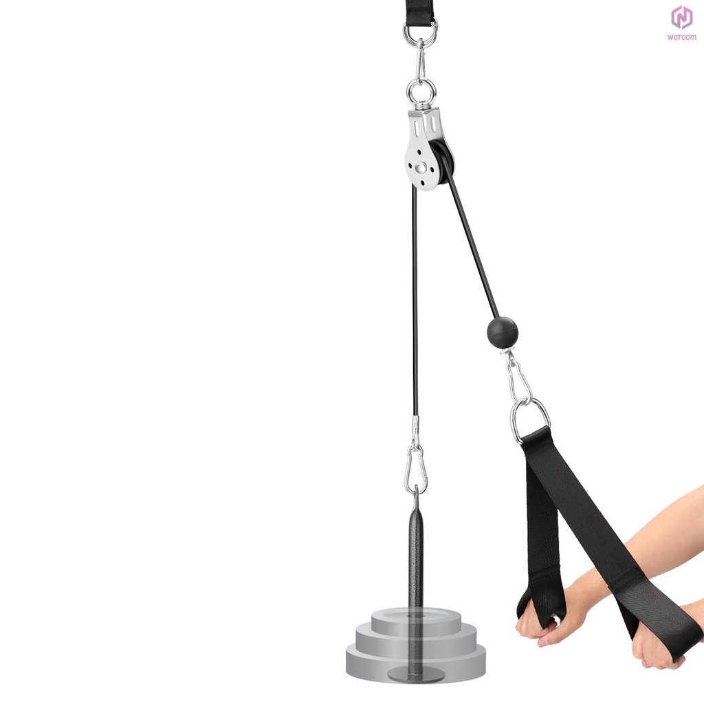 健身 DIY 滑輪電纜機附件系統裝載銷提升臂二頭肌三頭肌衝擊波手部力量訓練器材[15][新到貨]