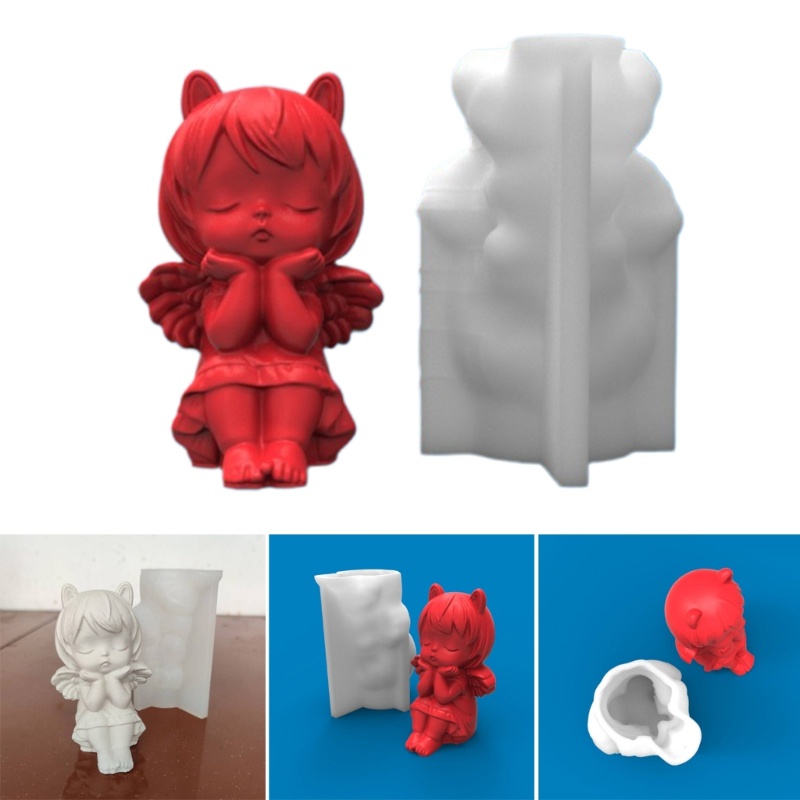 Siy 3D天使模具製作,矽膠模具可愛肥皂模具