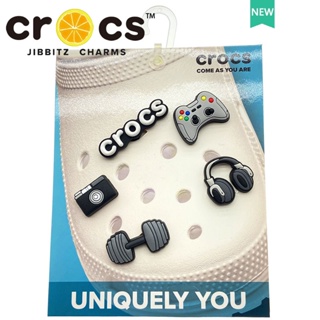 Jibbitz crocs charms 鞋扣鞋花洞洞鞋配飾趣味圖片相機音符耳機系列 jibbitz 鈕扣