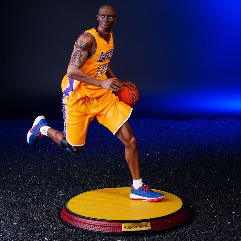 科比布萊恩特NBA籃球明星黑曼巴KOBE湖人手辦人偶擺件模型雕像