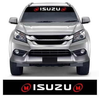 五十鈴 Dmax D Max 卡車乙烯基圖形定製標誌蓋汽車裝飾貼花汽車配件的皮卡前擋風玻璃貼紙