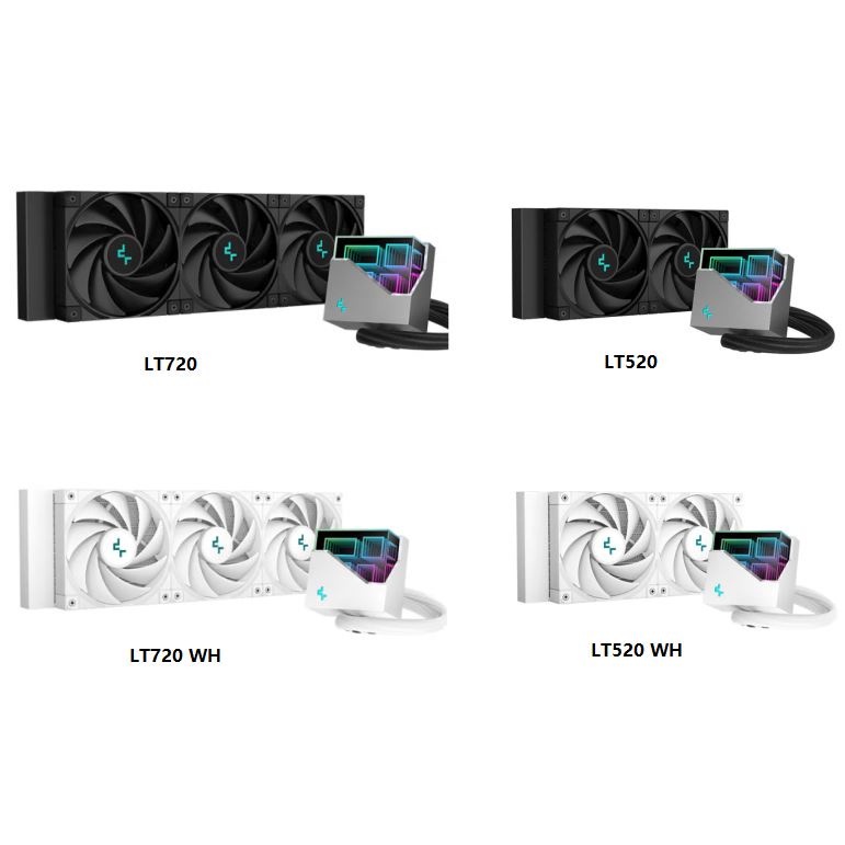 Deepcool CPU 散熱器 LT720 LT520 適用於 LGA1700 2066 2011-V3 2011 1