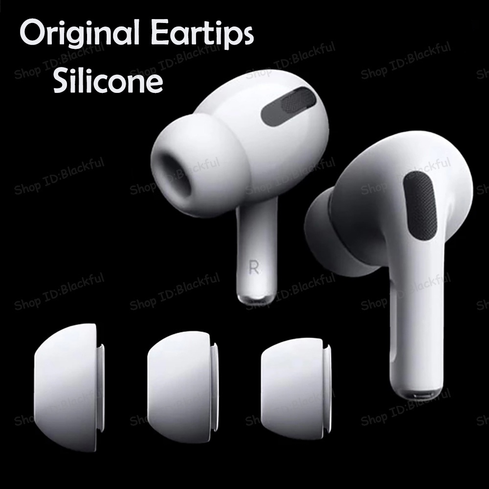 原裝軟矽膠耳塞耳機耳塞套適用於 Apple Airpods Pro 1 2 L M S 尺寸耳機耳塞適用於 Airpod