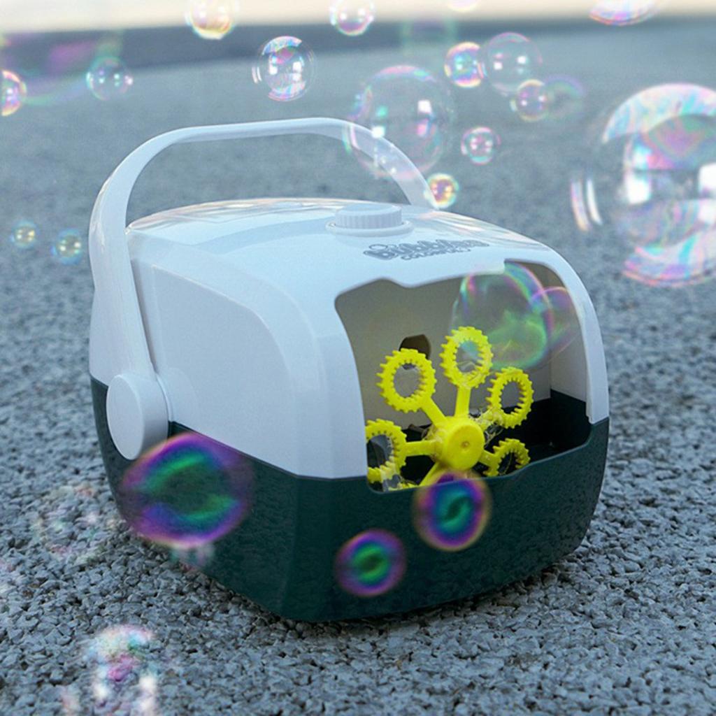 手提箱泡泡機 自動泡泡機 自動鼓泡器婚慶舞臺機一鍵出泡帶USB插電泡泡玩具 吹泡泡 電動泡泡機