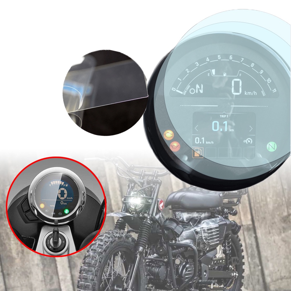 HONDA Lckxoall 摩托車防刮保護膜屏幕保護貼儀表車速表適用於本田 CT125 CT 125 Hunter C