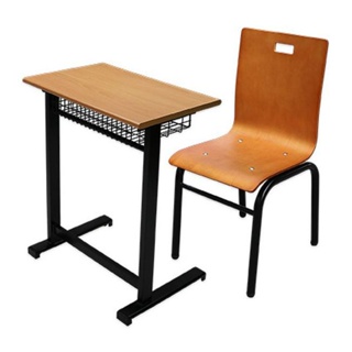 【US06-02】木質固定式課桌椅(整組) 102I-2 (東部及桃園以南請另詢運費)