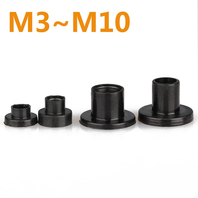 螺絲尼龍晶體管墊片階梯t型塑料墊圈絕緣墊片螺紋保護器m3 M4 M5 M6 M8 M10 M12