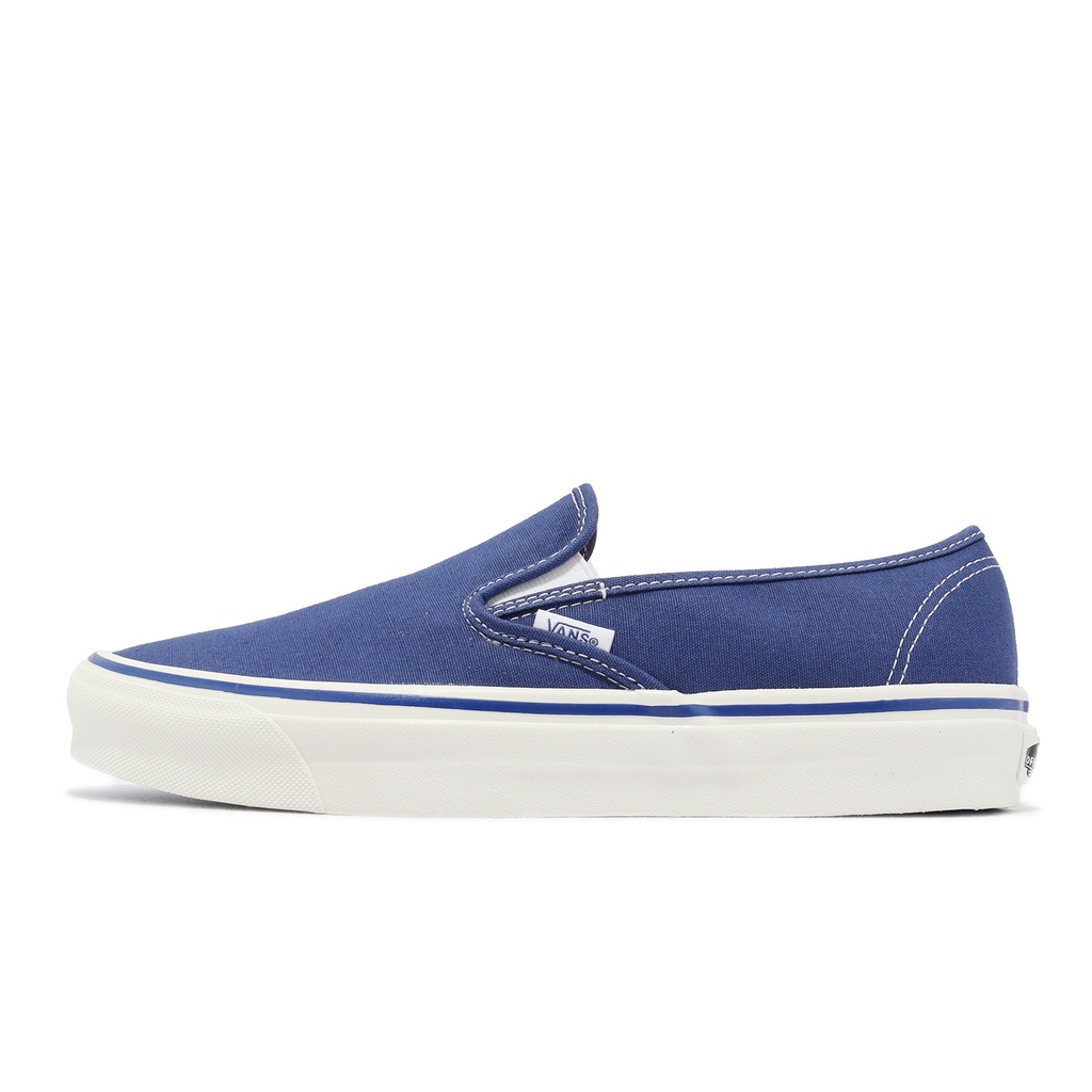 Vans Slip-On 48 Deck DX 休閒鞋 OG 藍 白 懶人鞋 男女鞋 【ACS】 VN0005UPIGV