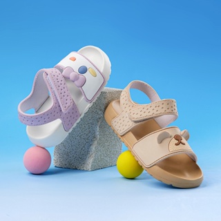 Cheerful Mario 兒童涼鞋2023新款女童可愛洋氣時尚小童寶寶寶寶軟底沙灘鞋公主