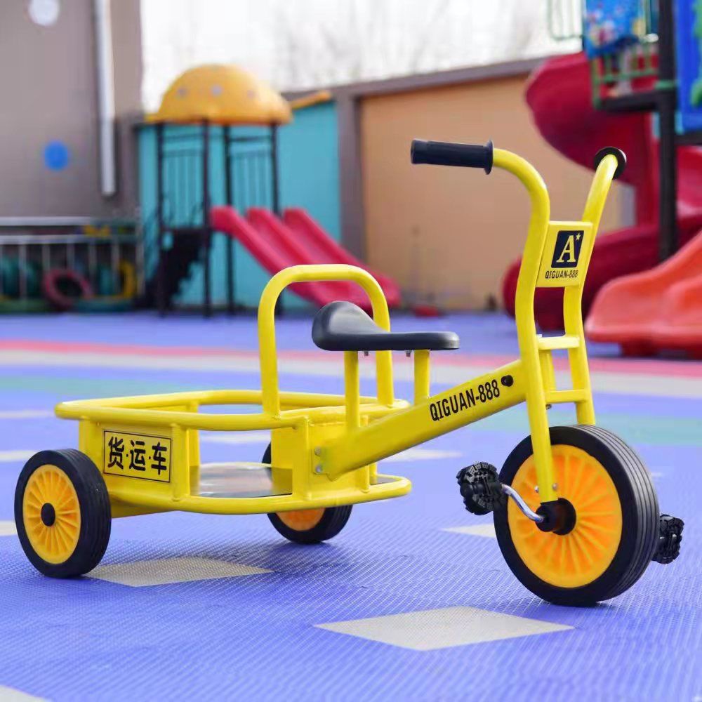 幼教專用兒童三輪車腳踏車寶寶玩具車2-8幼兒園小孩童車雙人可騎櫻桃小丸子精品店