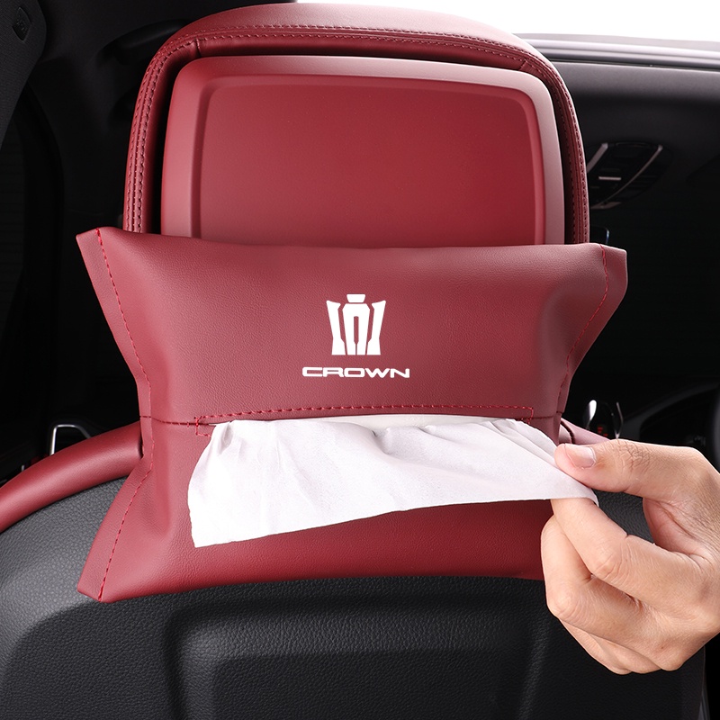 豐田皇冠Toyota Crown 車用紙巾盒 車用面紙套 椅背面紙收納盒 掛式衛生紙盒 抽紙盒 面紙盒 汽車配件