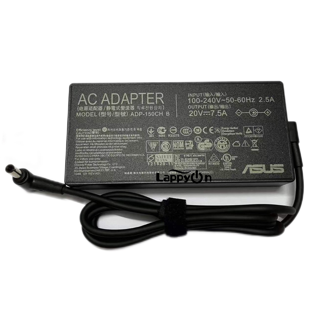 全新 150W 適配器適用於華碩 20V 7.5A 適配器線,適用於 Vivobook 15 X571GT-WB711