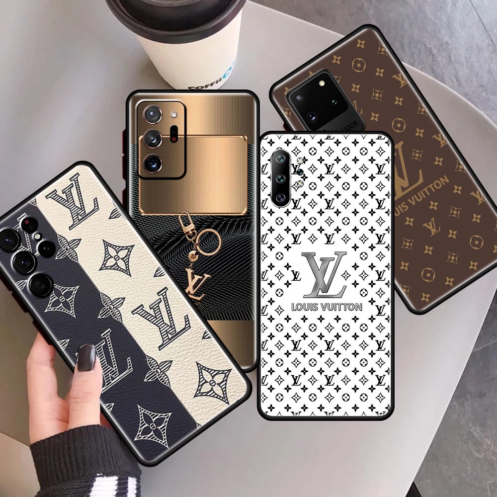 SAMSUNG 時尚 LV logo 三星 S22 S23 PLUS ULTRA 5G 矽膠防震 TPU 直邊液態手機殼