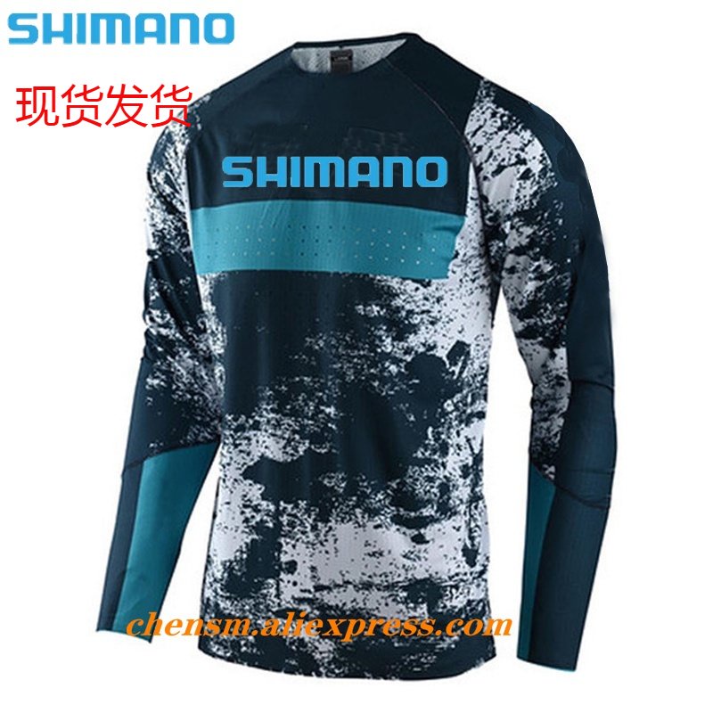 Shimano新款2022 S-5XL釣魚服男裝透氣防晒戶外運動服套裝釣魚襯衫